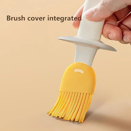 2-in-1 Oil Dispenser Bottle with Silicone Basting Brush