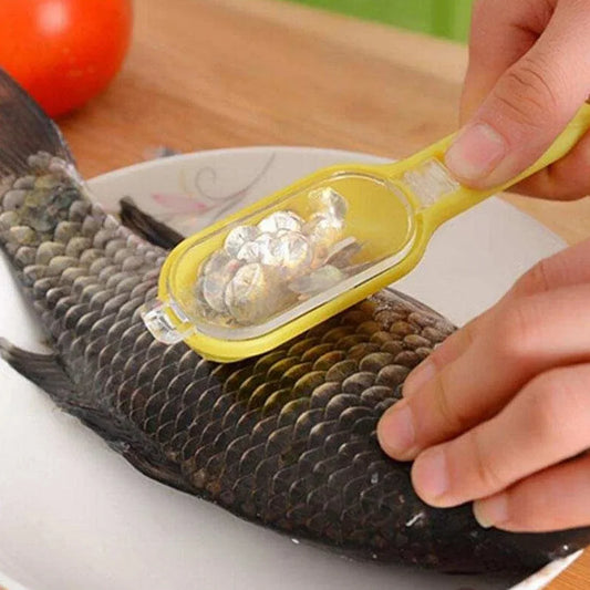 Effortless Fish Cleaning: Scraper, Grater & Brush in One