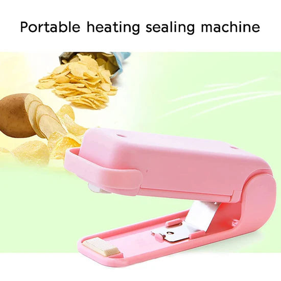 Portable Mini Handheld Sealing Machine | Heat Sealer for Plastic Bags & Food Storage