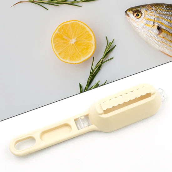 Effortless Fish Cleaning: Scraper, Grater & Brush in One