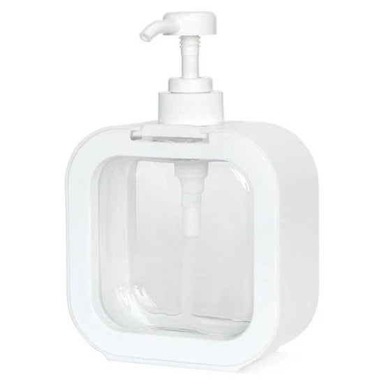 Clear Plastic Pump Dispenser Bottles (1 Set) | Refillable Soap & Lotion Container for Kitchen & Bathroom