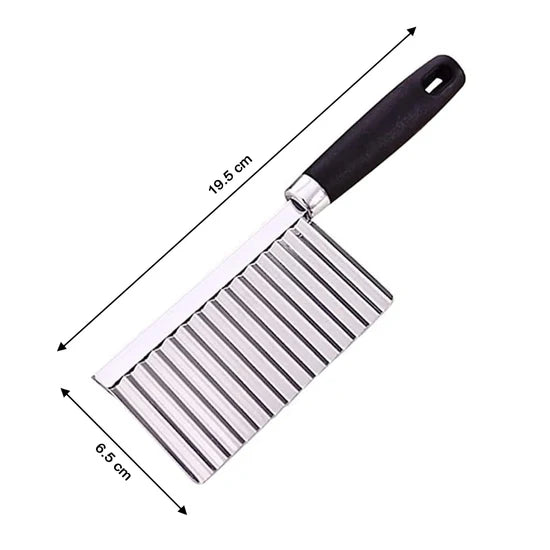 Stainless Steel Crinkle Cutter Knife for Salad & Vegetables