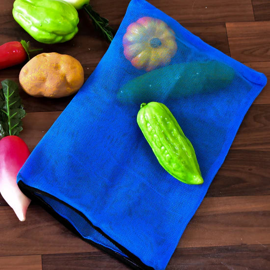 Food Covers & Fridge Storage Bags for Vegetables and Fruits with Zipper