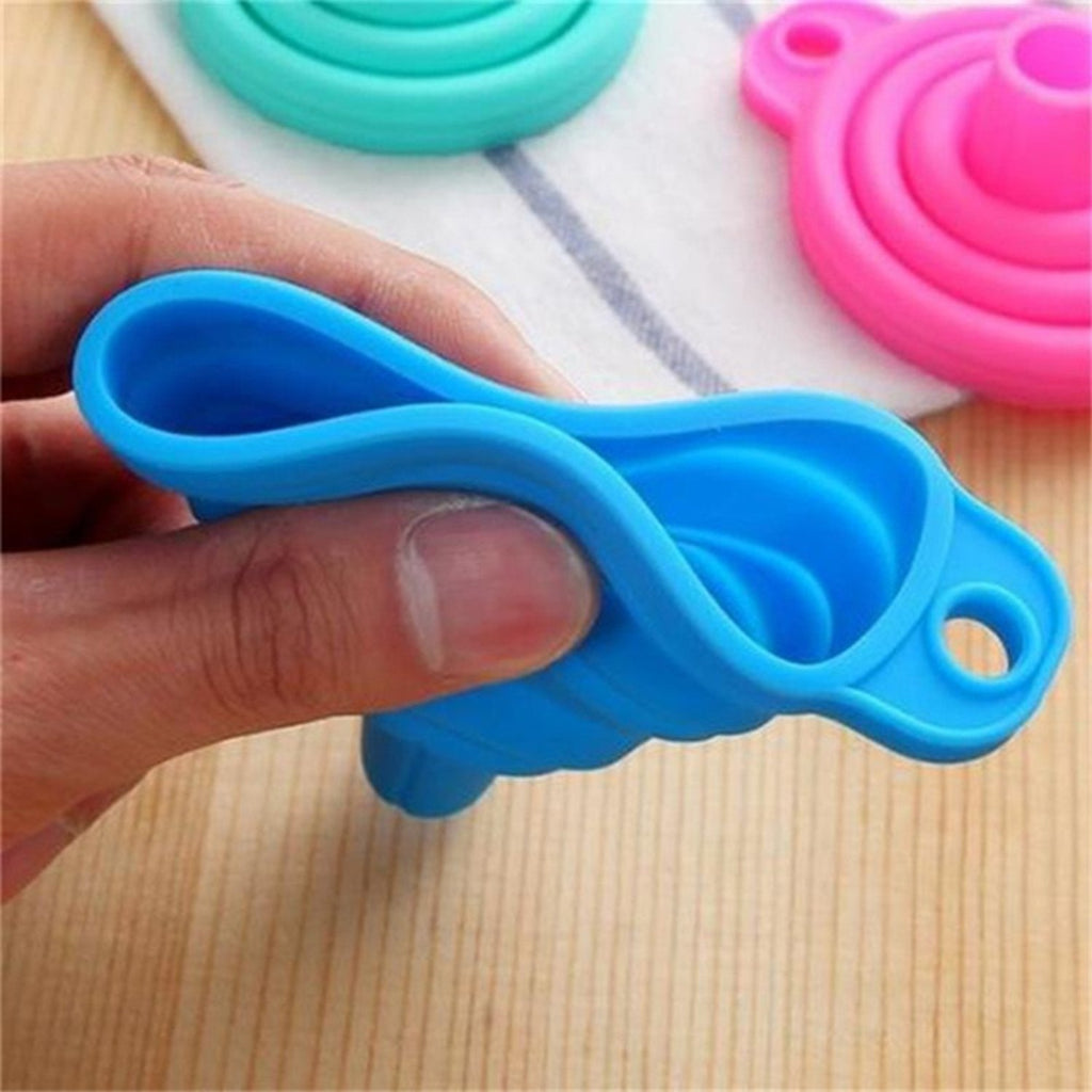 Premium Silicone Funnel for Kitchen | Heat-Resistant, Flexible & Spill-Proof