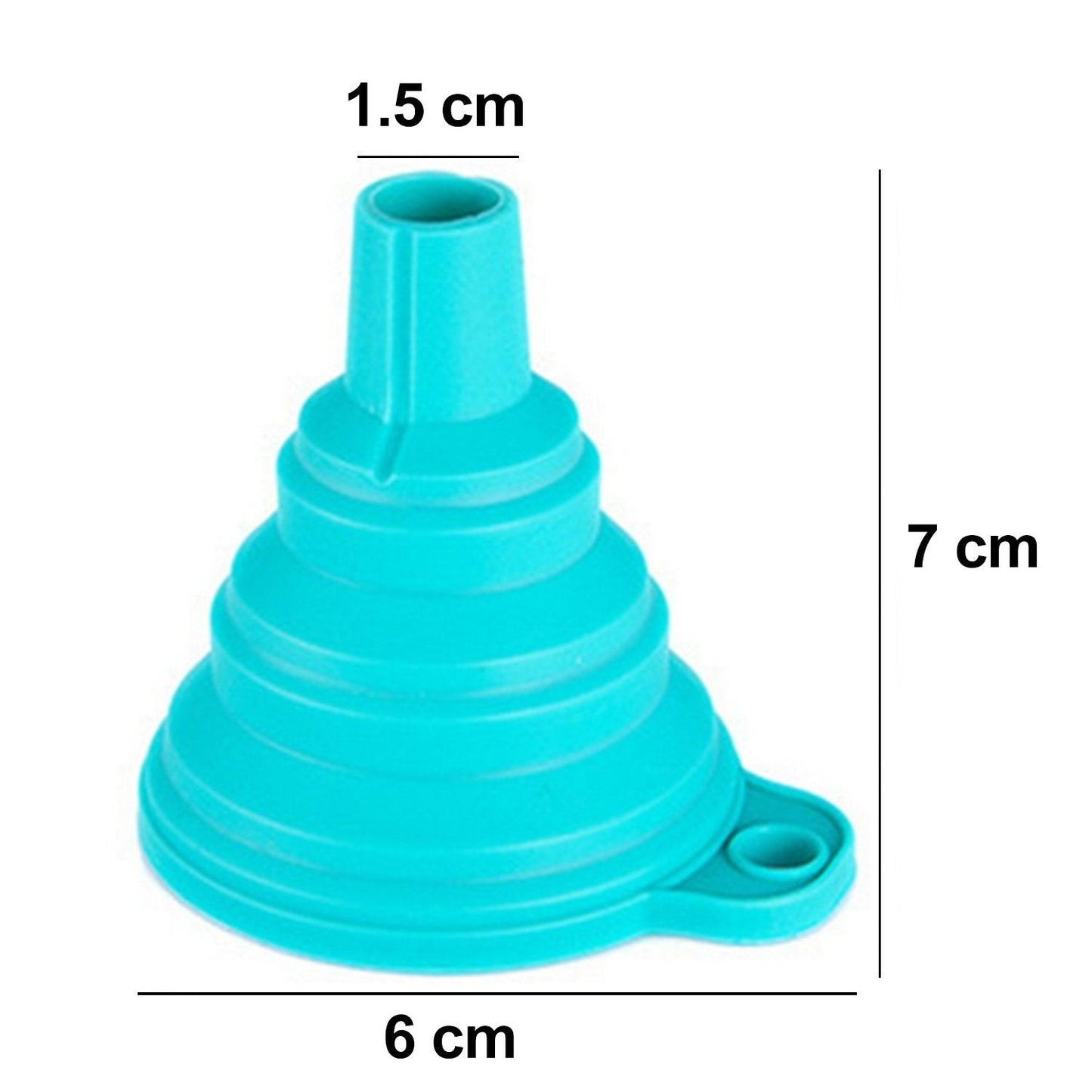 Premium Silicone Funnel for Kitchen | Heat-Resistant, Flexible & Spill-Proof