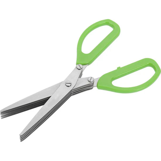 Stainless Steel 5-Blade Herb Scissors