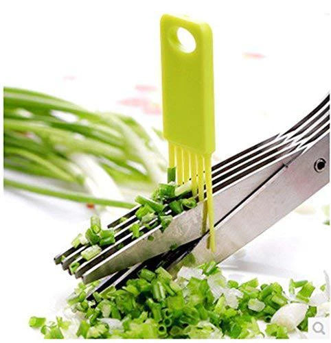 Stainless Steel 5-Blade Herb Scissors