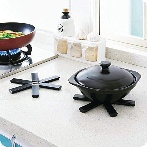 Foldable Non-Slip Heat-Resistant Kitchen Hotmat | Multi-Purpose Silicone Trivet