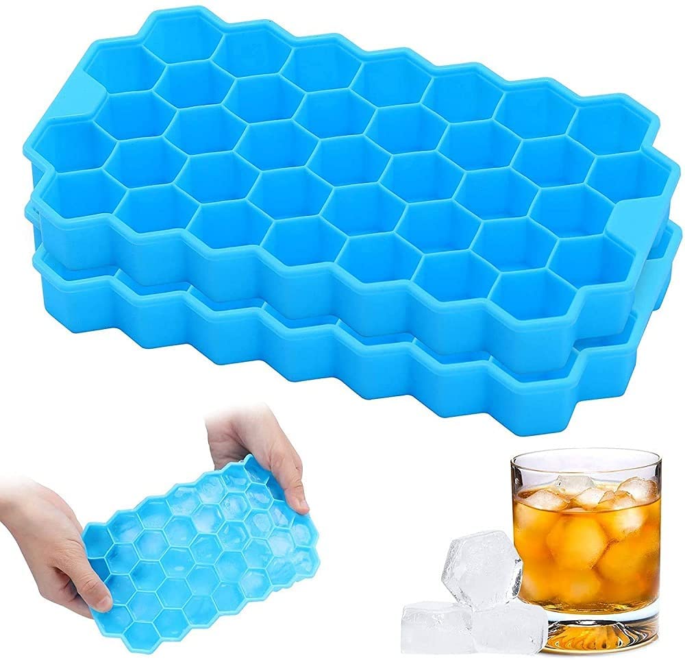 Flexible Silicone Ice Cube Tray – 37 Small Cubes | Food-Grade, Non-Stick & Easy Release