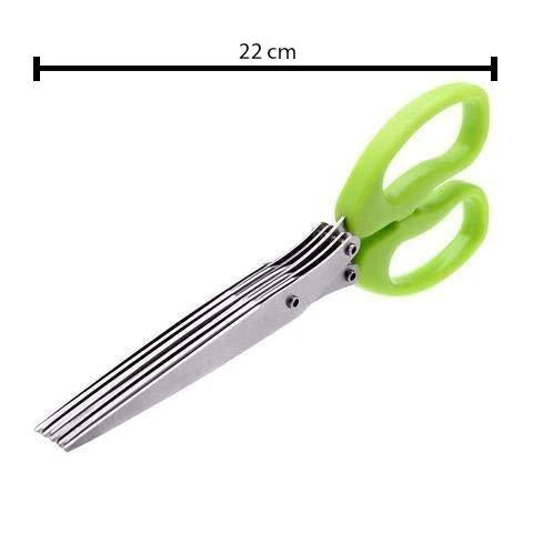 Stainless Steel 5-Blade Herb Scissors